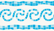 NGB mäander blau