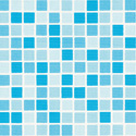 Dekor NGD mosaik blau